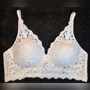 Maidenform Pure Comfort Lace & Mesh Longline Wireless Bralette, Style # DM1188